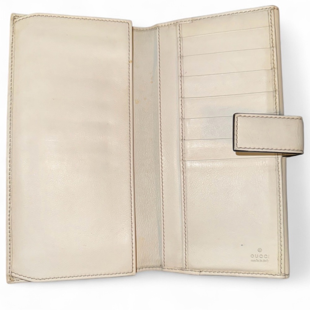 Gucci Wallet GG Ophidia Long Continental Bifold Sherry Line Guccissima with Box - Picture 4 of 12